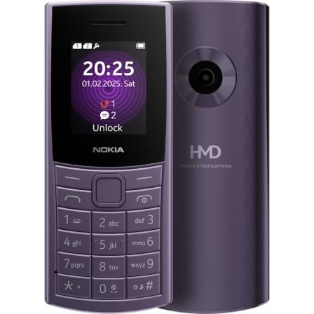 Teléfono Móvil Nokia 110 4G 2nd Edition/ Púrpura